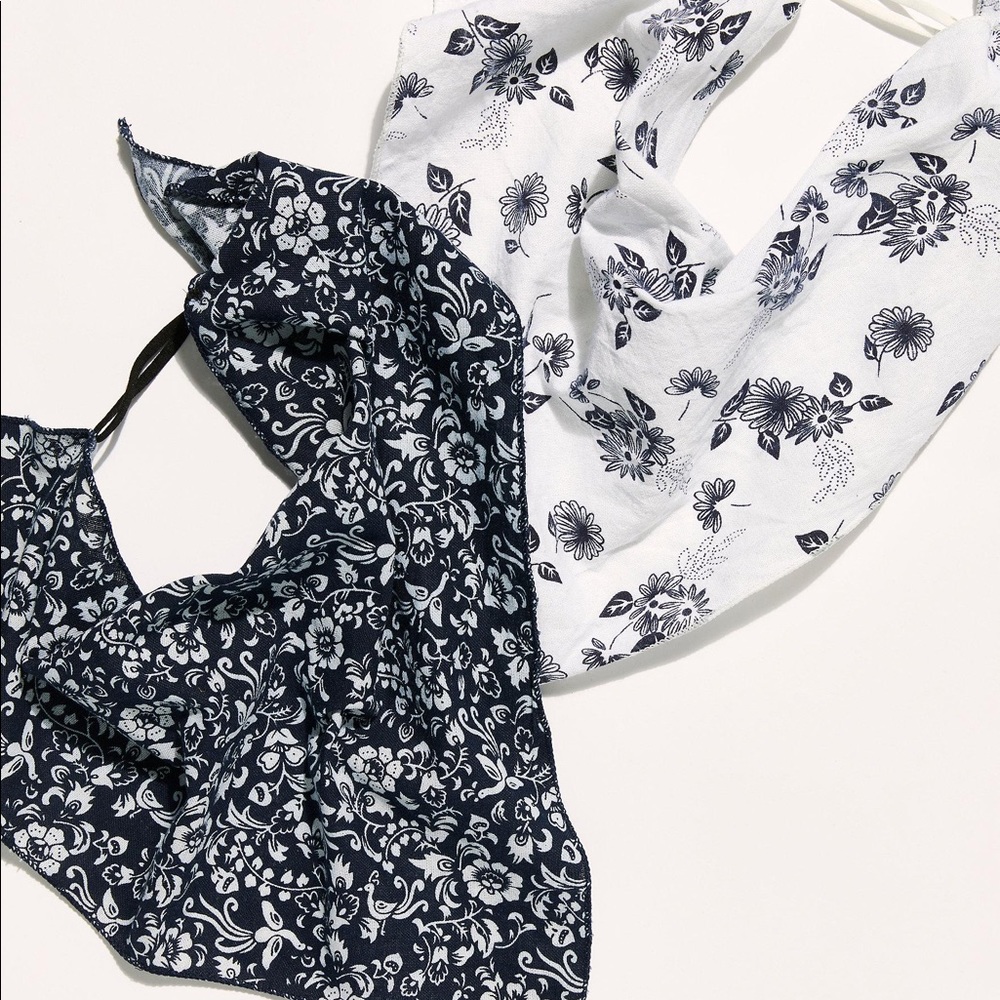 Free people Riley cotton print scarf